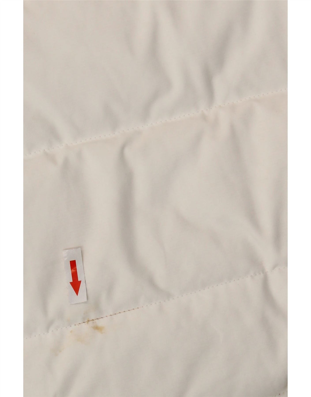 Colete acolchoado reversível feminino Nike UK 14/16 grande poliéster branco