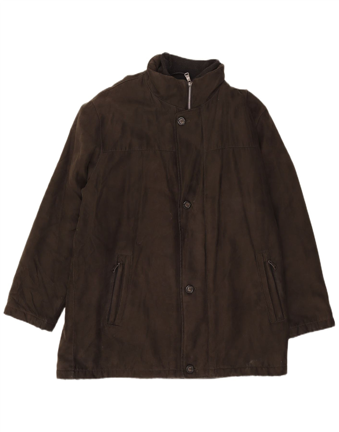 Casaco corta-vento masculino Bugatti UK 44 2XL poliéster cáqui