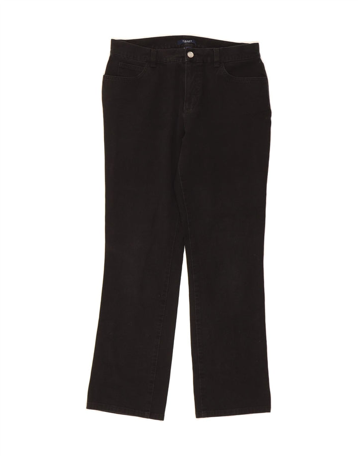 CHAPS Womens Straight Jeans US 10 Large W32 L29 Black Cotton Vintage Chaps and Second-Hand Chaps from Messina Hembry 