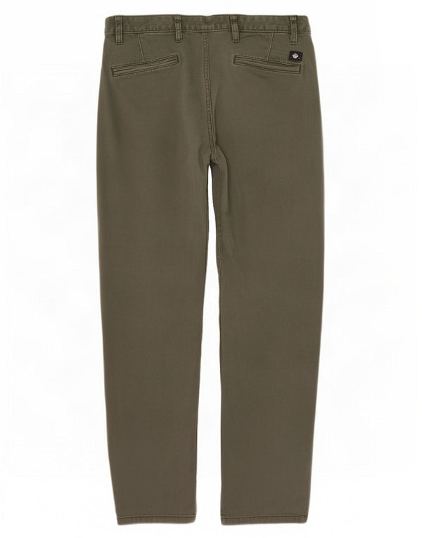 Calças masculinas Dockers Straight Chino W33 L29 Algodão cáqui