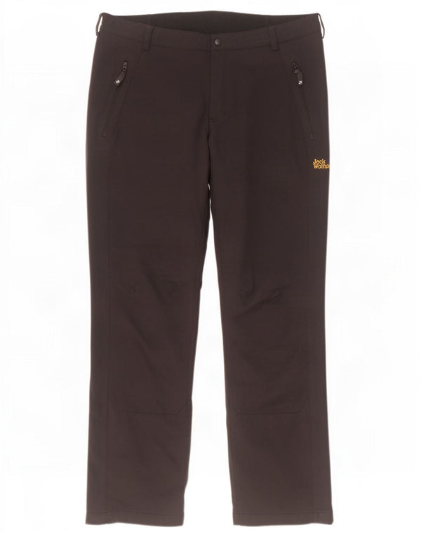 Calça cargo masculina Jack Wolfskin para caminhada UK 44 XL W38 L32 poliamida preta