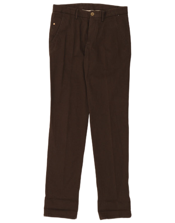 Calça Chino Masculina Massimo Dutti Casual Fit UE 38 Pequeno W30 L34 Marrom