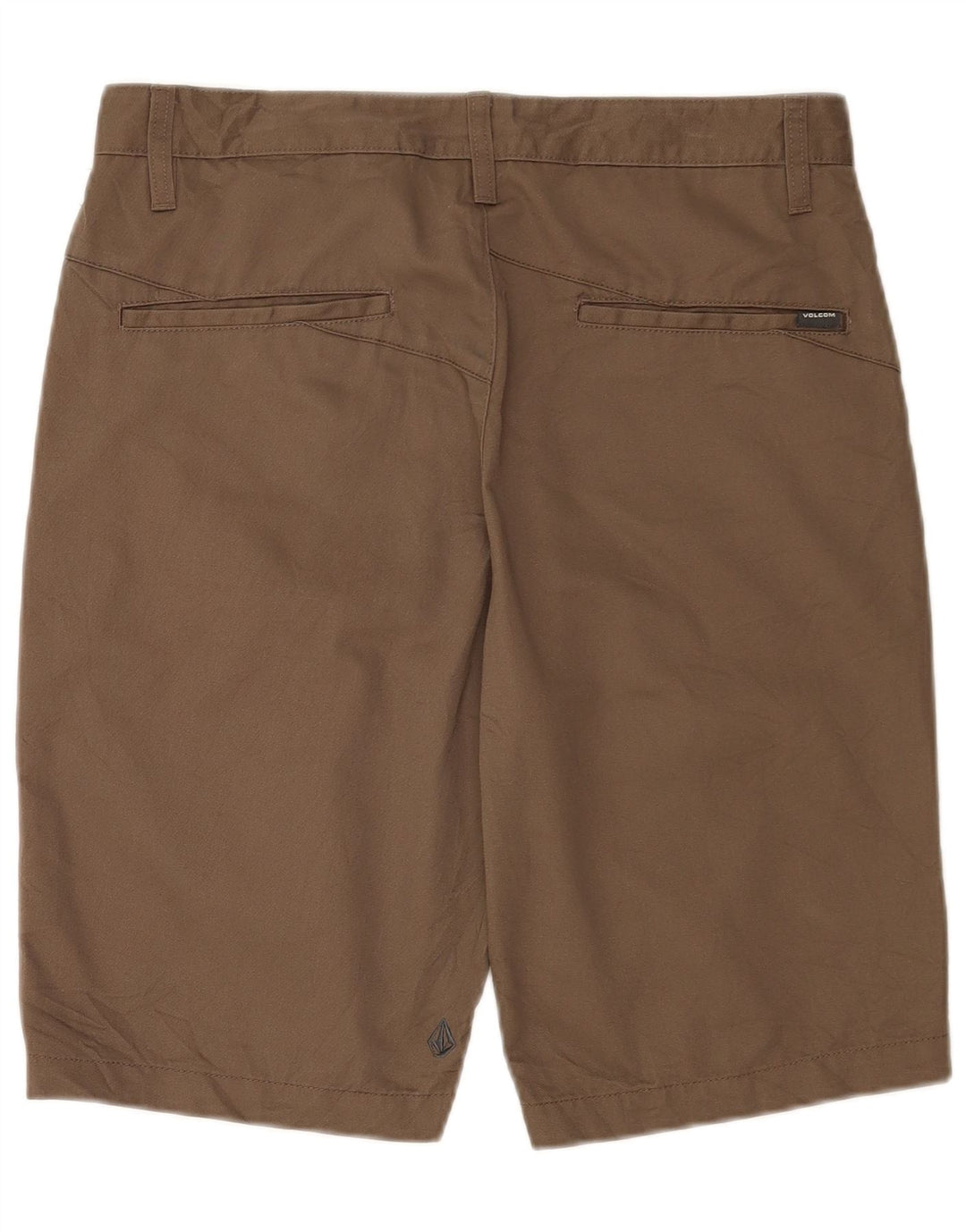 Volcom Mens Chino Shorts W31 Médio Algodão Marrom