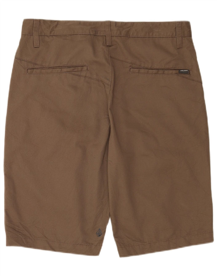Volcom Mens Chino Shorts W31 Médio Algodão Marrom