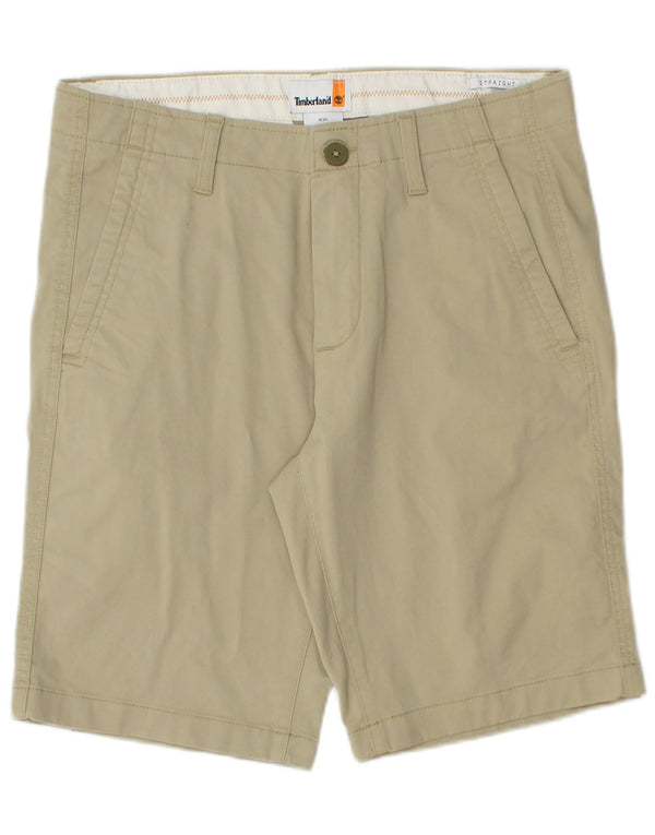 Timberland Mens Chino Shorts W30 Médio Algodão Verde