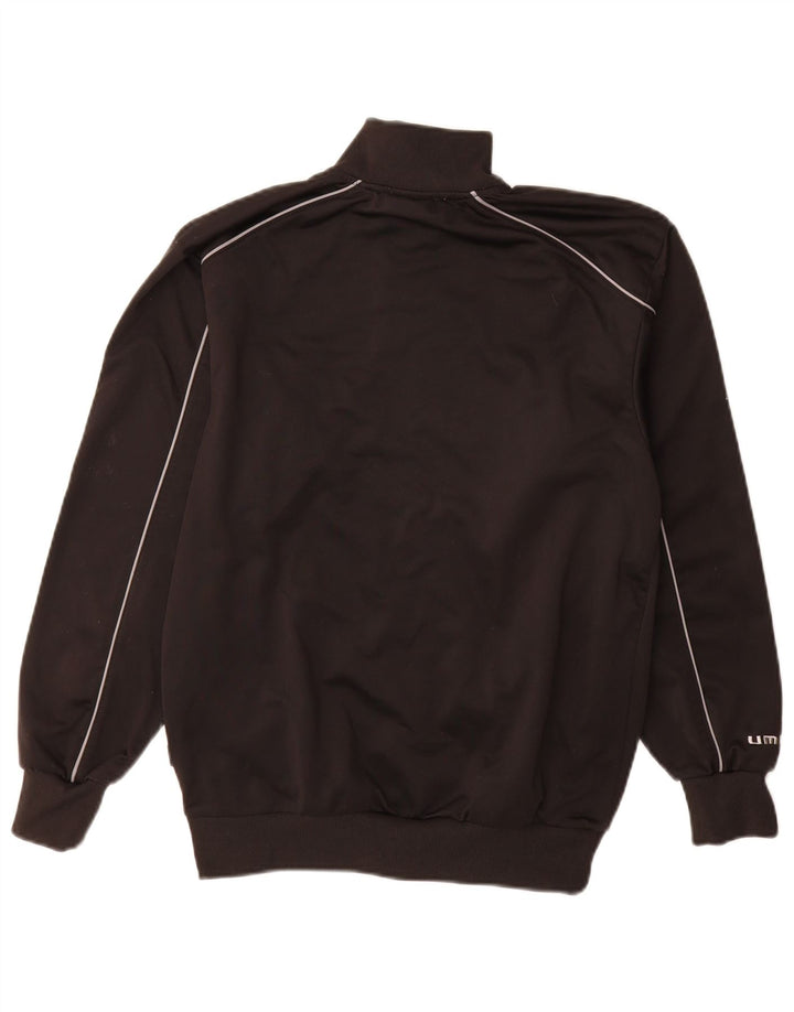 UMBRO Boys Tracksuit Top Jacket 12-13 Anos XL Preto Poliéster