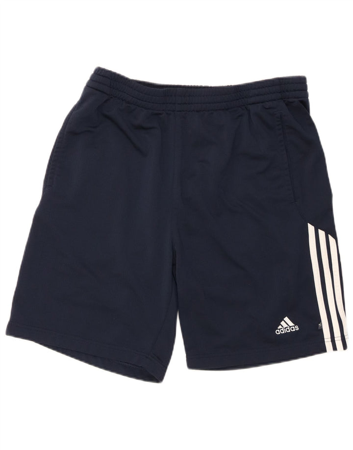 Shorts esportivos masculinos Adidas XL azul marinho poliéster