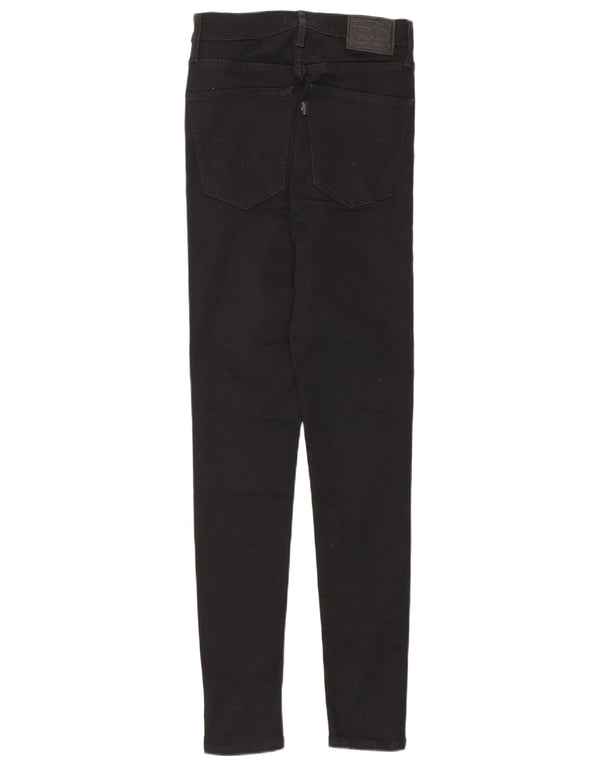 Calça Jeans Mile High Super Skinny Levi's Feminina W26 L30 Algodão Preto
