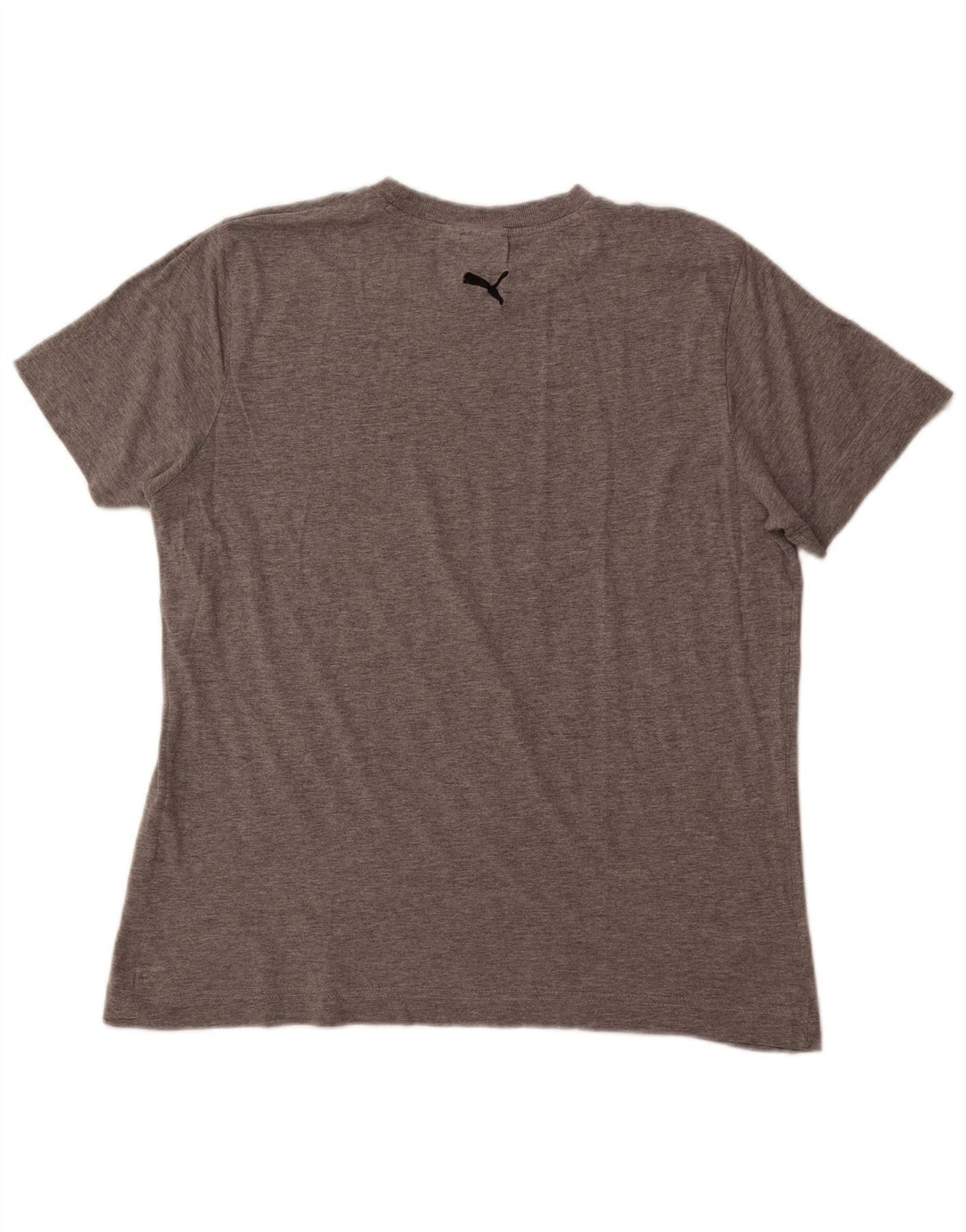 Camiseta masculina PUMA com estampa gráfica grande algodão cinza