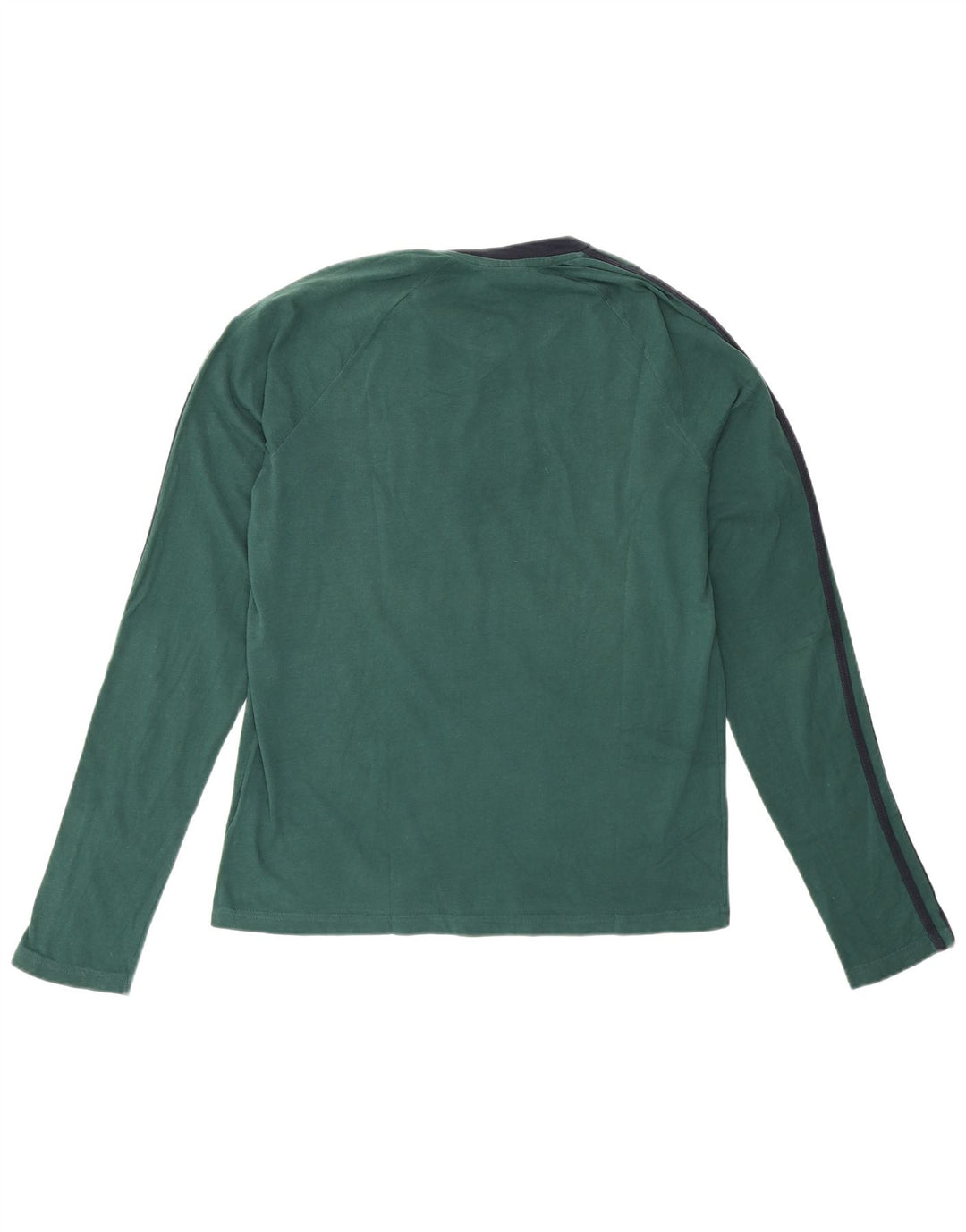 Converse Mens Graphic Top Manga Longa Grande Algodão Verde