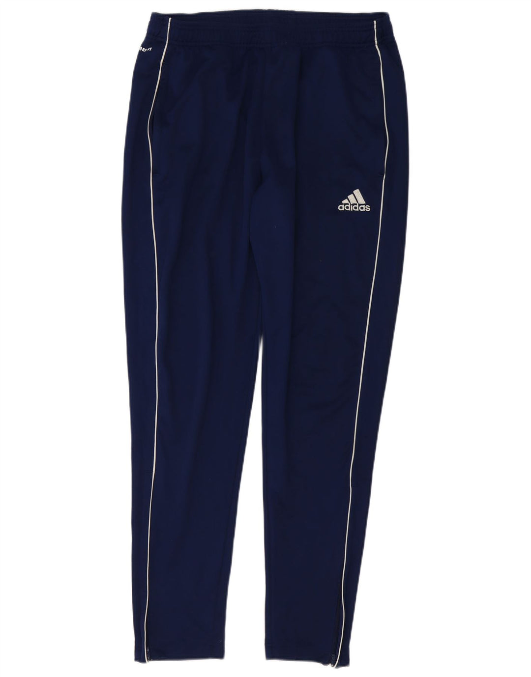 Calças de treino ADIDAS masculinas Aeroready grandes poliéster azul marinho