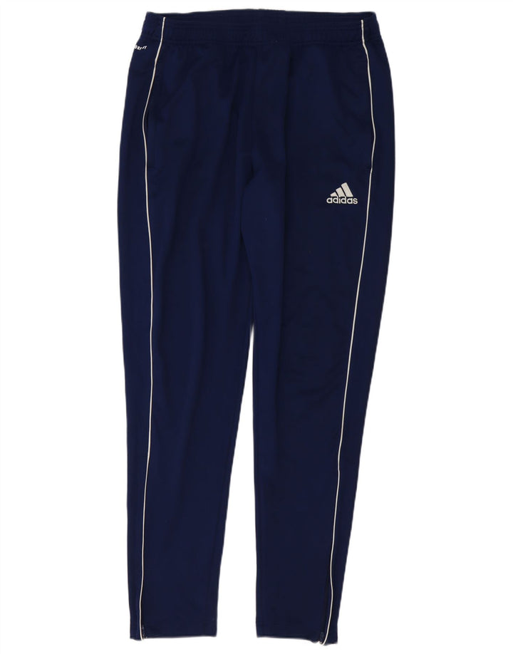 Calças de treino ADIDAS masculinas Aeroready grandes poliéster azul marinho