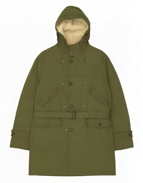 Jaqueta masculina Rifle Sherpa Parka com capuz Reino Unido 38 Acrílico cáqui médio