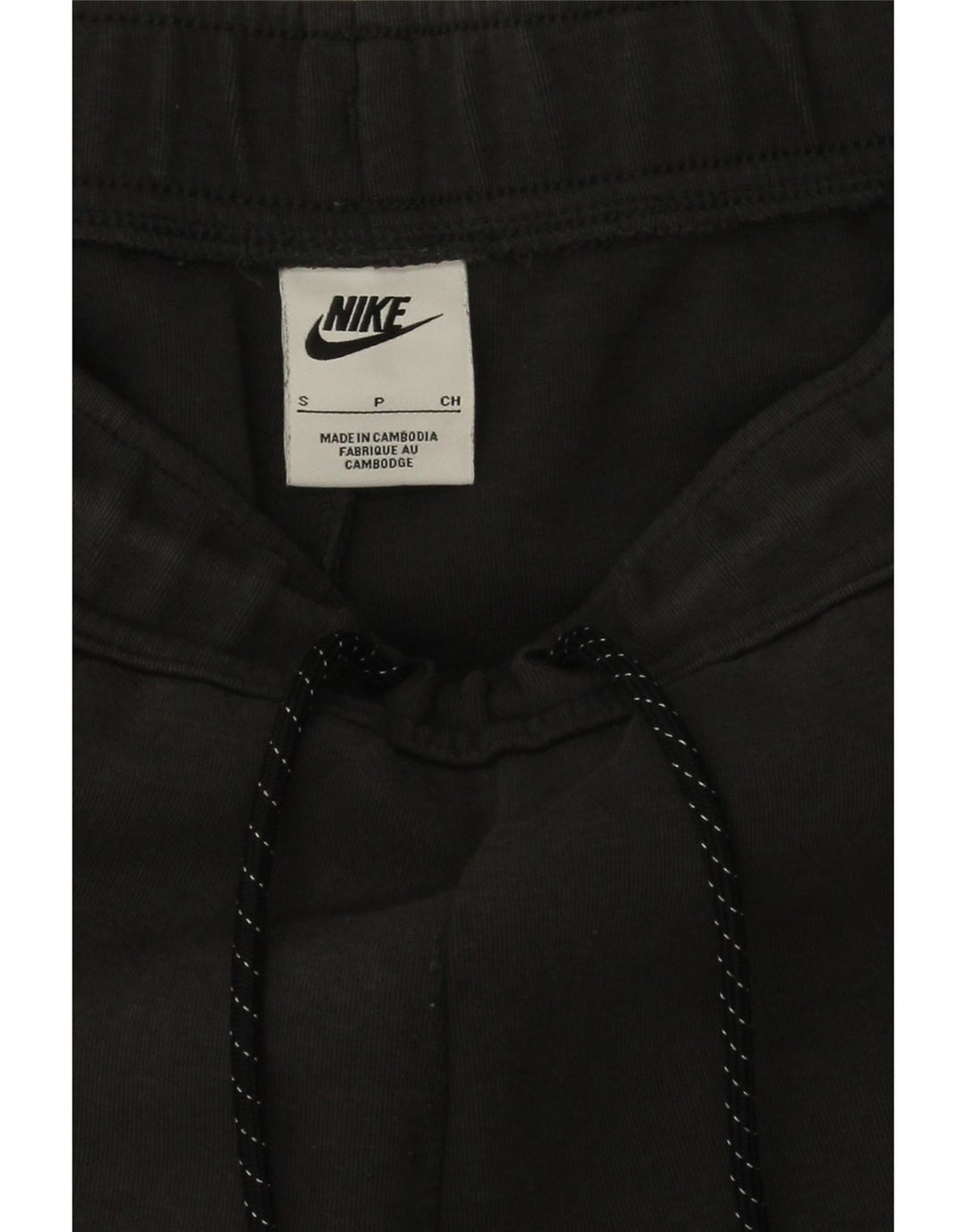 Nike Mens Treino Calças Joggers Pequeno Algodão Preto