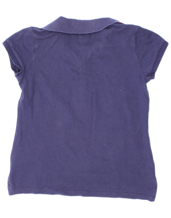 Camisa Polo Ralph Lauren Menina 8-9 Anos Média Azul Marinho Algodão