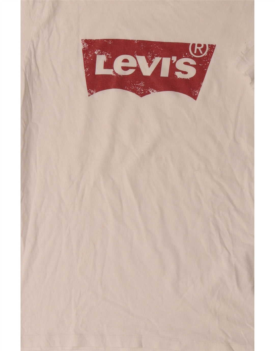 Camiseta gráfica masculina Levi's Top médio algodão branco