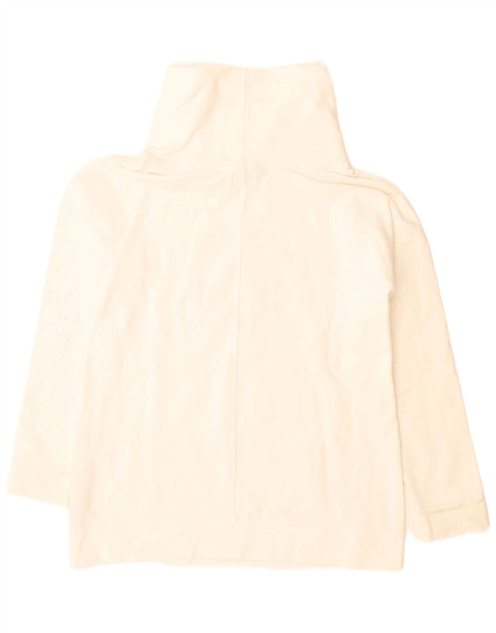 Converse feminino gráfico moletom jumper UK 16 grande algodão branco