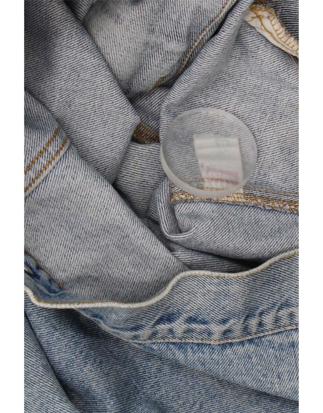 Jaqueta jeans masculina Carrera desgastada Reino Unido 36 algodão azul pequeno