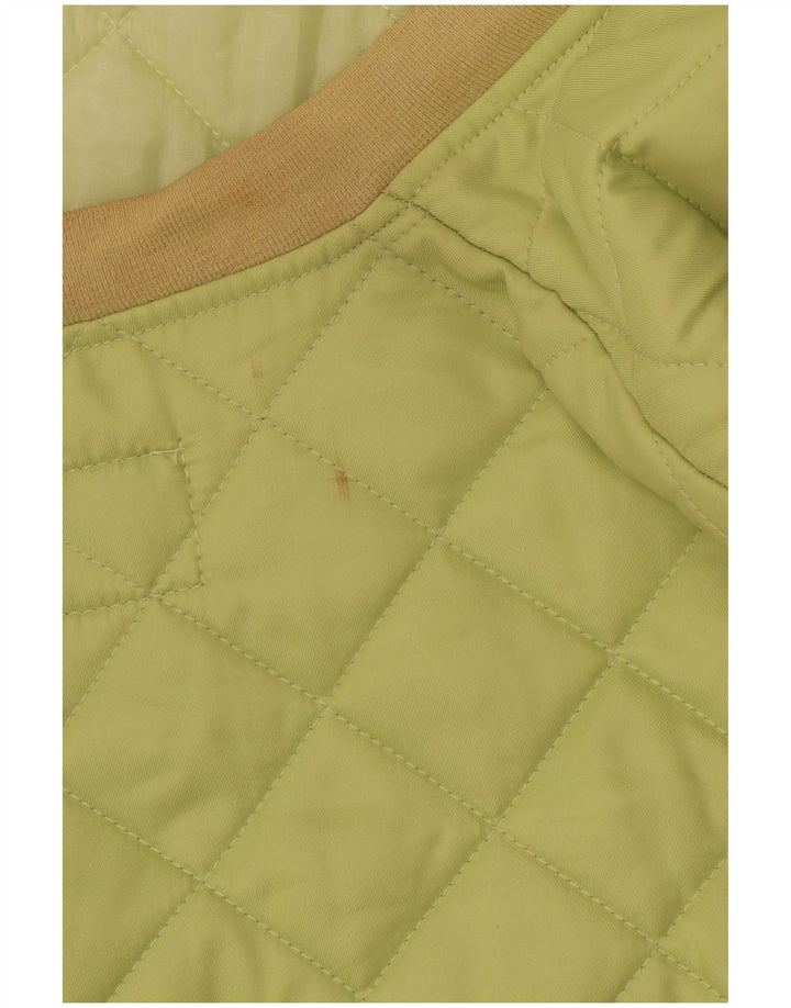 Colete acolchoado masculino RIFLE UK 38 poliamida verde médio