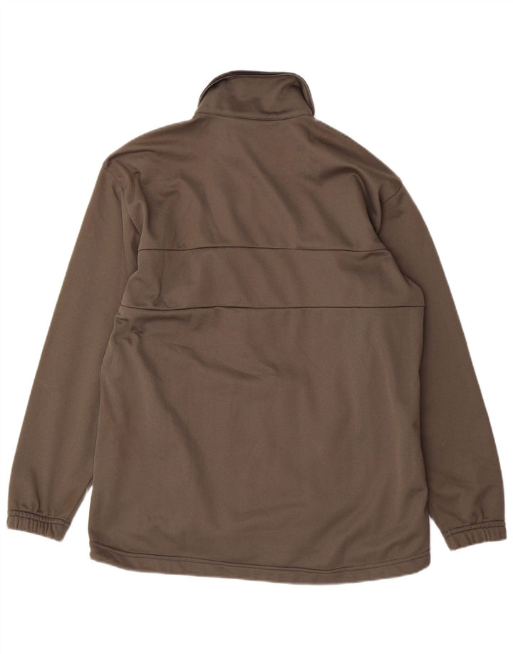 ASICS Womens Loose Fit Tracksuit Top Jacket Reino Unido 14 Médio Caqui