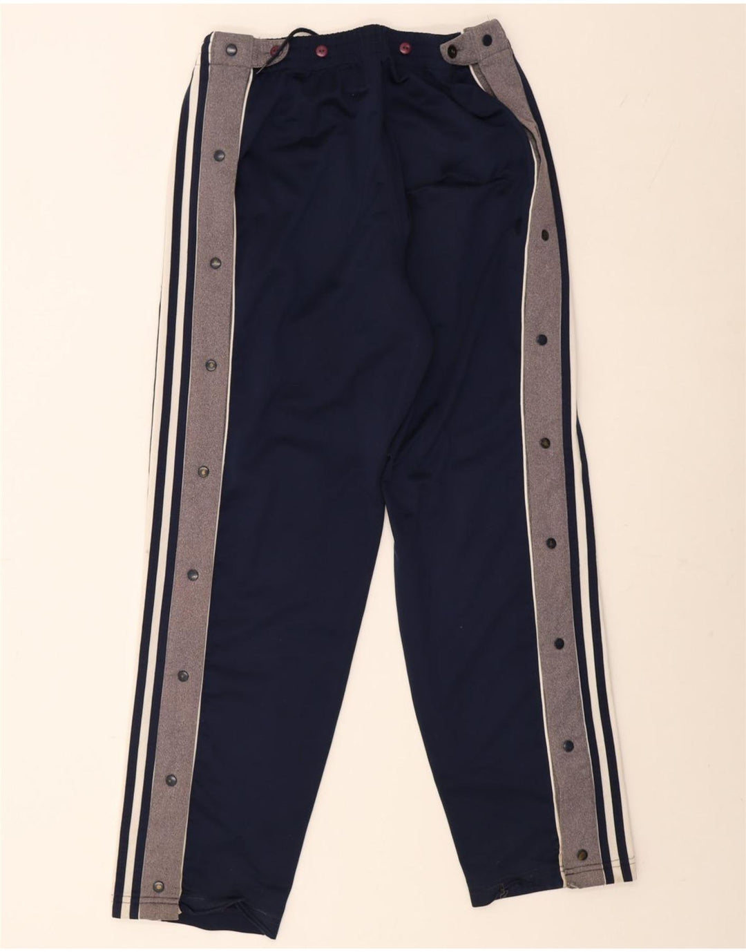 Calça de treino masculina Adidas grande bloco colorido azul marinho