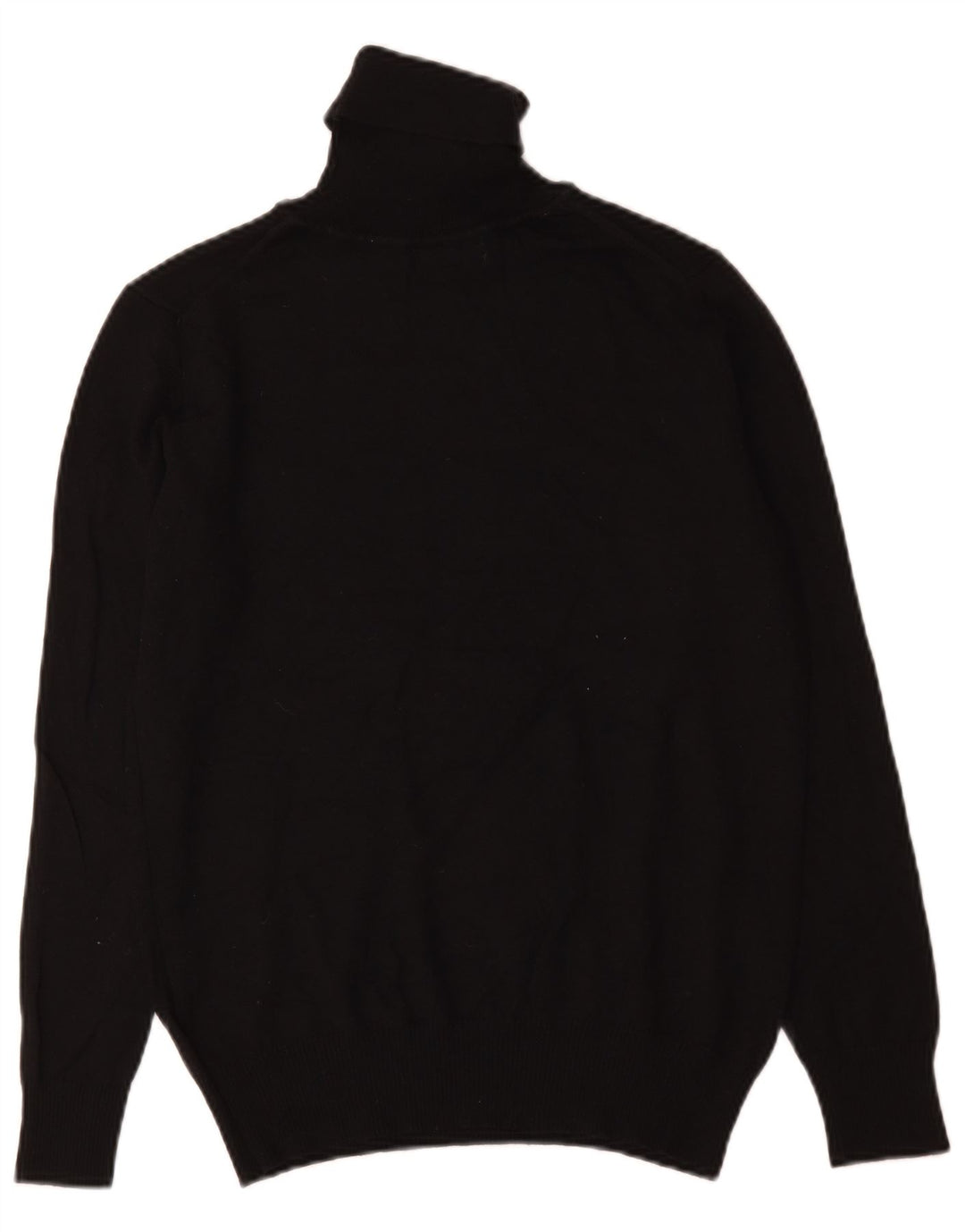 Zara Suéter masculino com gola redonda e acrílico preto médio