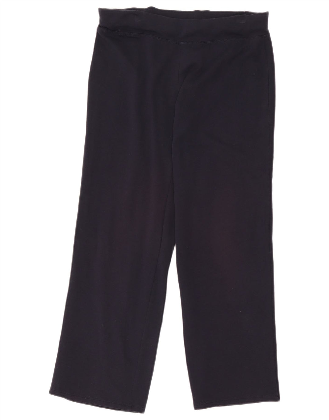 Calça de treino feminina Marks & Spencer Reino Unido 12 algodão azul marinho médio