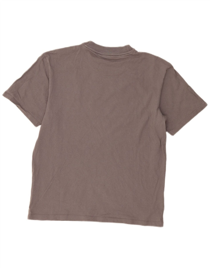 Camiseta masculina Hugo Boss grande algodão cinza