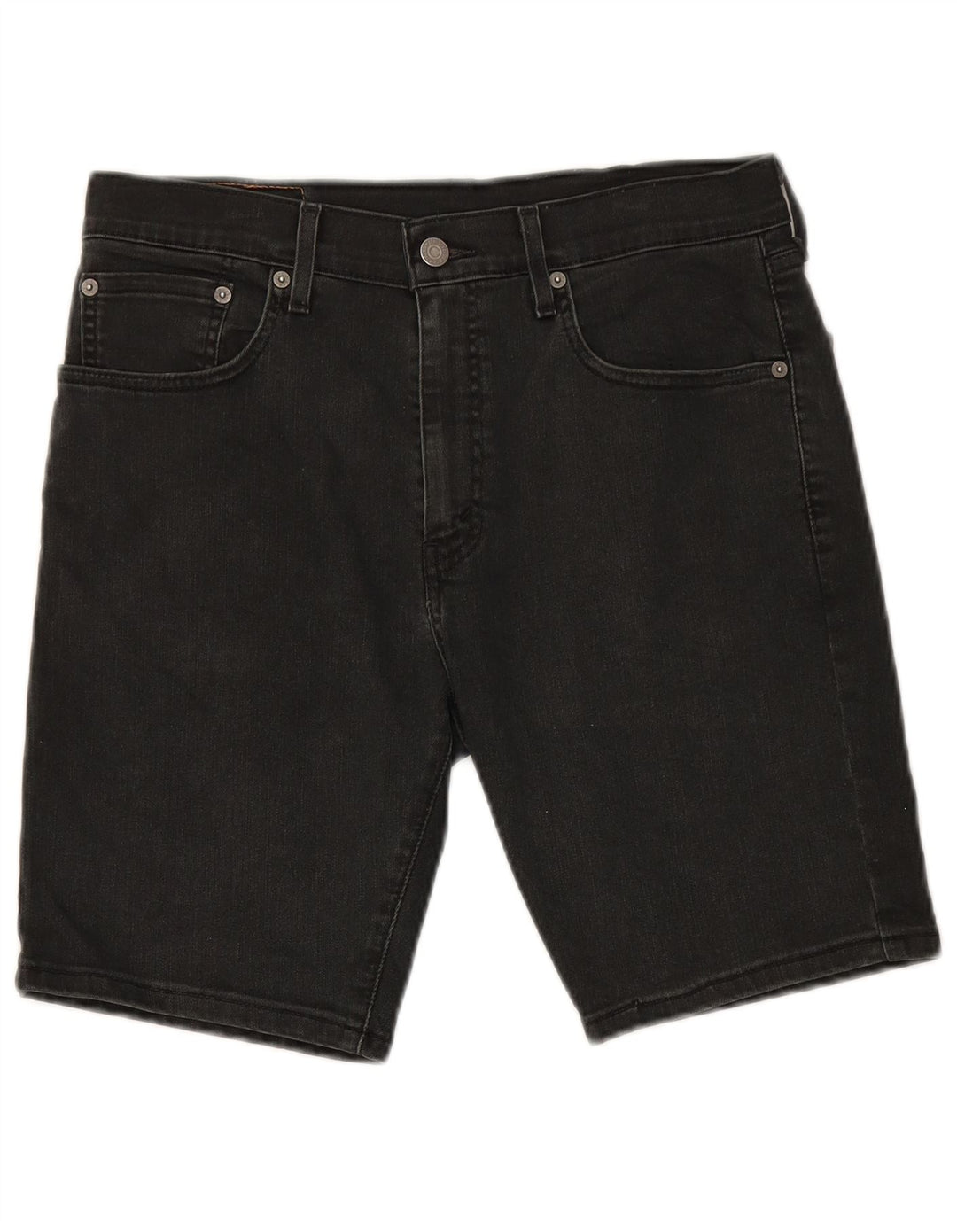 LEVI'S Masculino 412 Shorts Jeans W31 Médio Algodão Preto