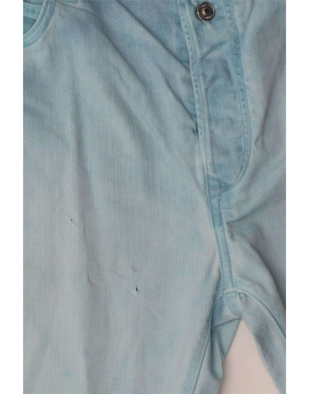 Shorts jeans masculino Replay W34 grande algodão azul