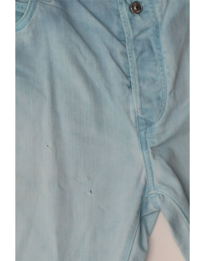 Shorts jeans masculino Replay W34 grande algodão azul