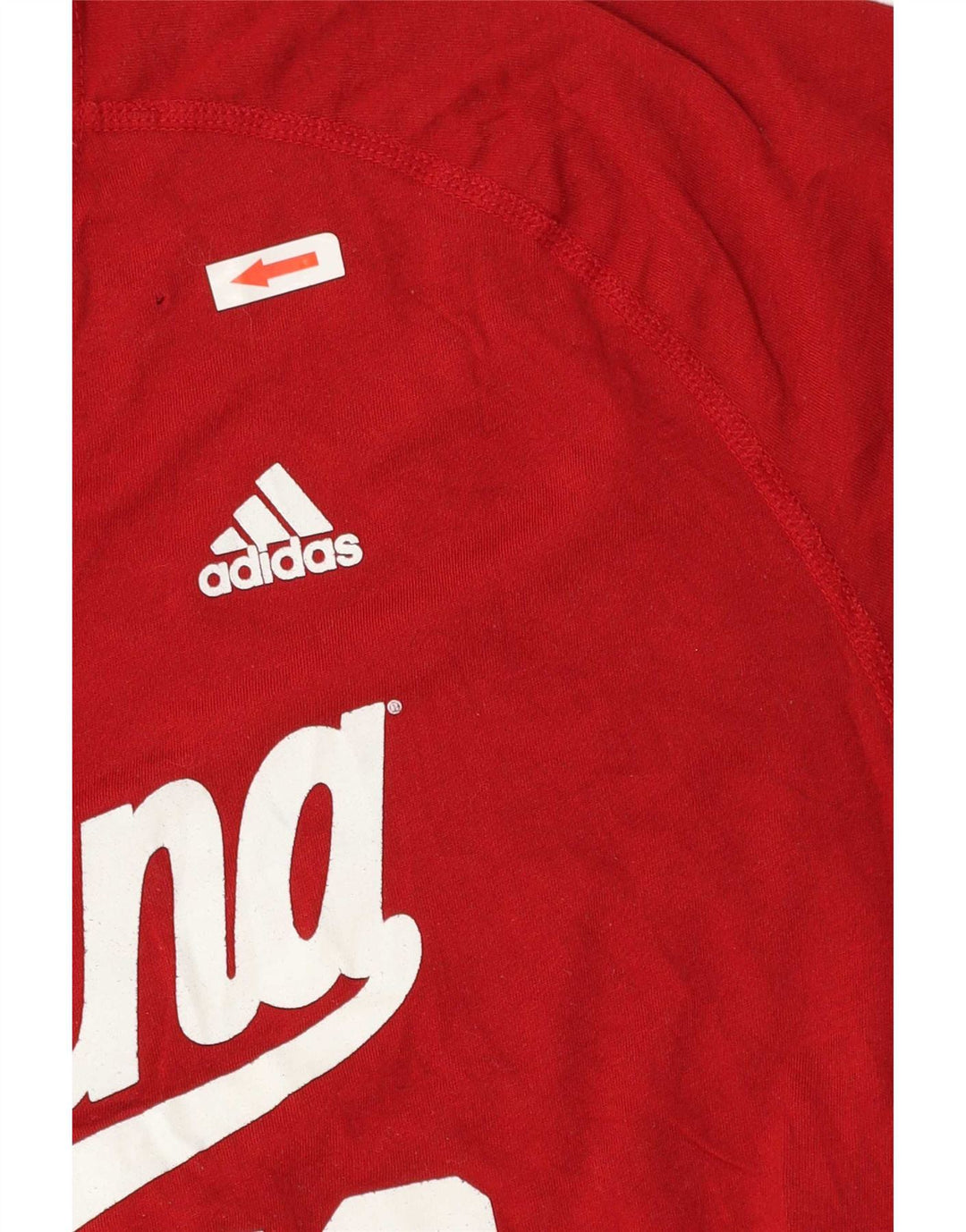 Camiseta Adidas Masculina Indiana Graphic Top XL Vermelho Poliéster