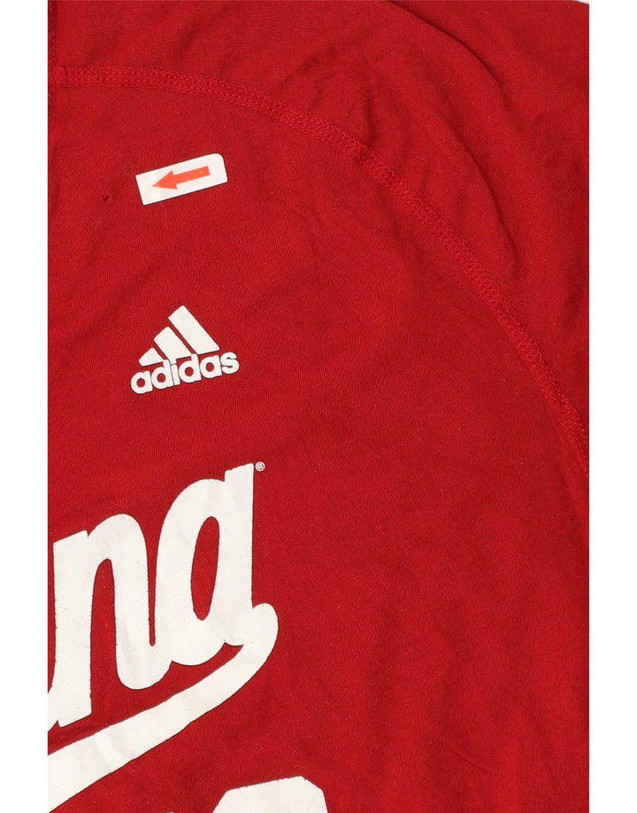 Camiseta Adidas Masculina Indiana Graphic Top XL Vermelho Poliéster