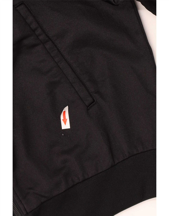 Asics Mens Graphic Tracksuit Top Jacket IT 46 pequeno bloco colorido preto