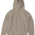 Jumper masculino Champion com capuz Reverse Weave de algodão manchado cinza médio
