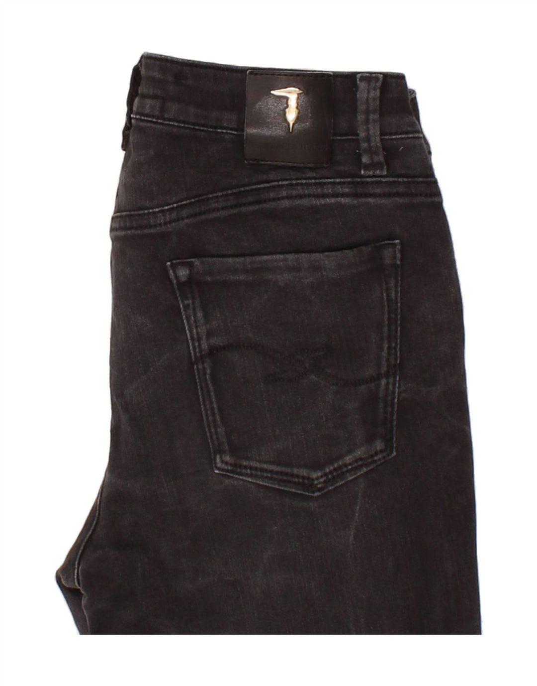 TRUSSARDI Womens Slim Jeans W27 L26  Black Vintage Trussardi and Second-Hand Trussardi from Messina Hembry 
