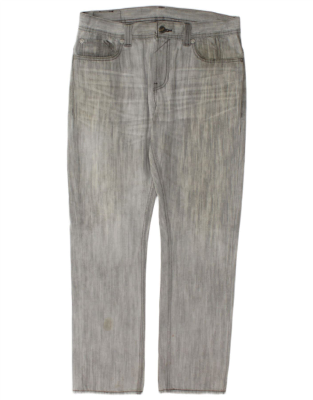 Levi's Masculino 511 Slim Jeans W33 L30 Cinza Flecked Algodão