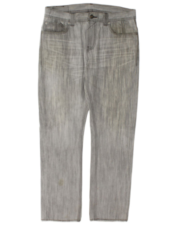 Levi's Masculino 511 Slim Jeans W33 L30 Cinza Flecked Algodão