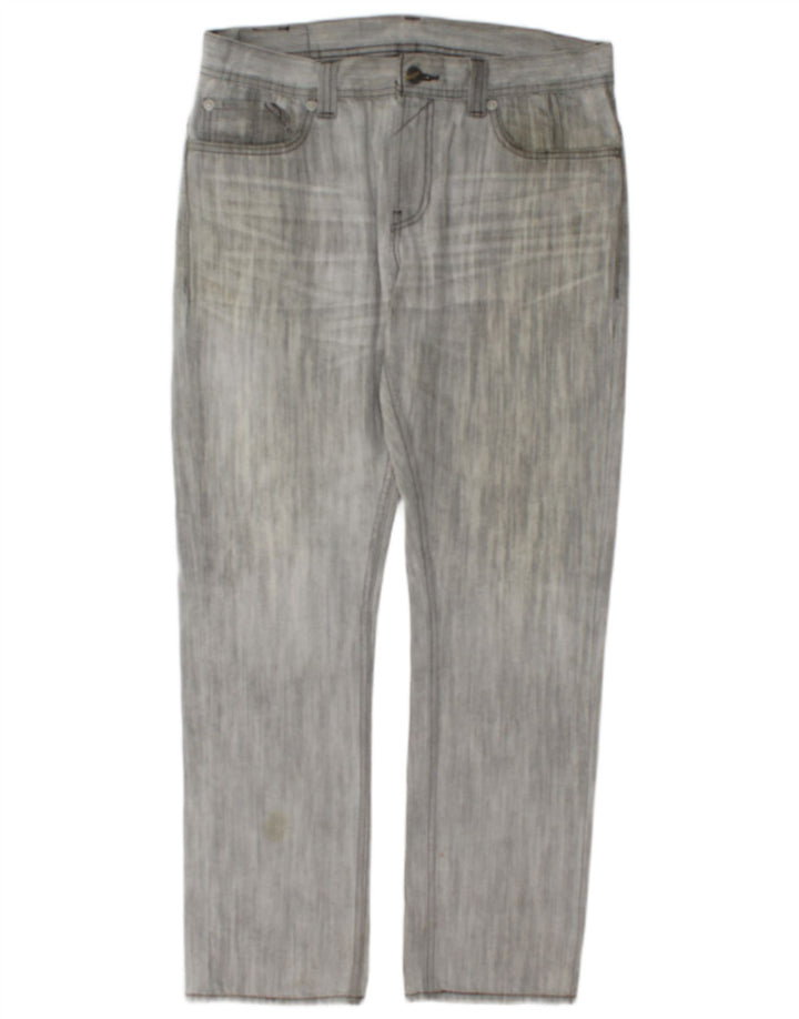 Levi's Masculino 511 Slim Jeans W33 L30 Cinza Flecked Algodão