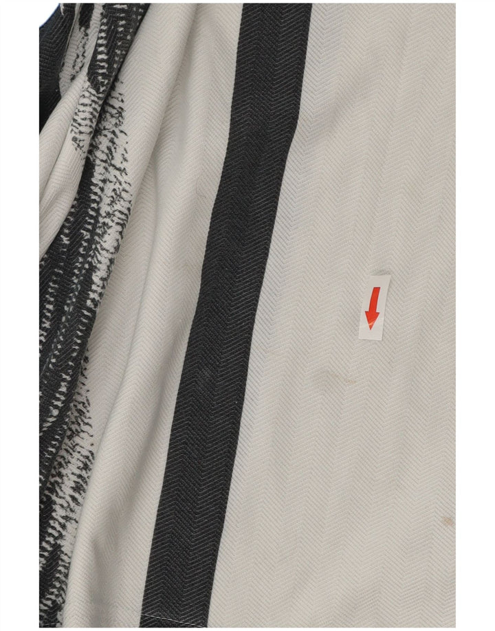 Camisa polo masculina Lotto médio branco colorblock poliéster