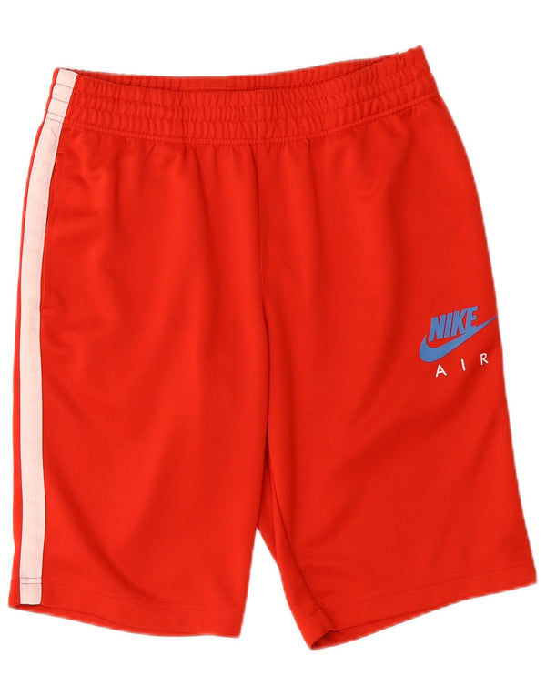 Shorts esportivos masculinos Nike médio vermelho colorblock poliéster