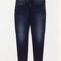G-Star feminino Midge Slim Jeans W29 L30 algodão azul marinho