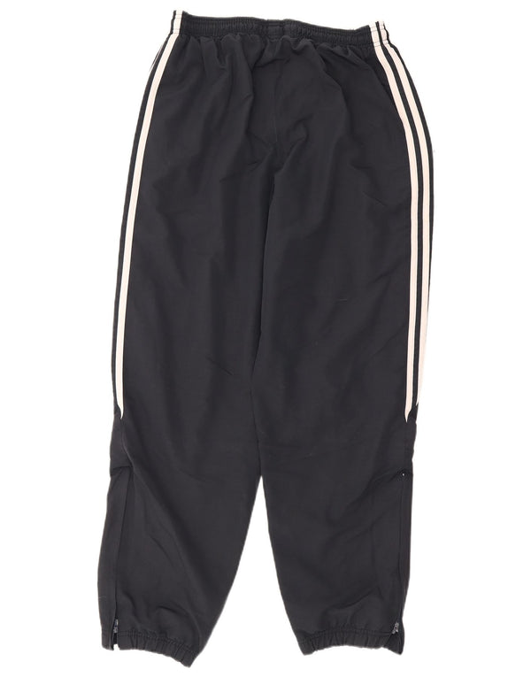 Calça de treino masculina Adidas Joggers grande poliéster azul marinho