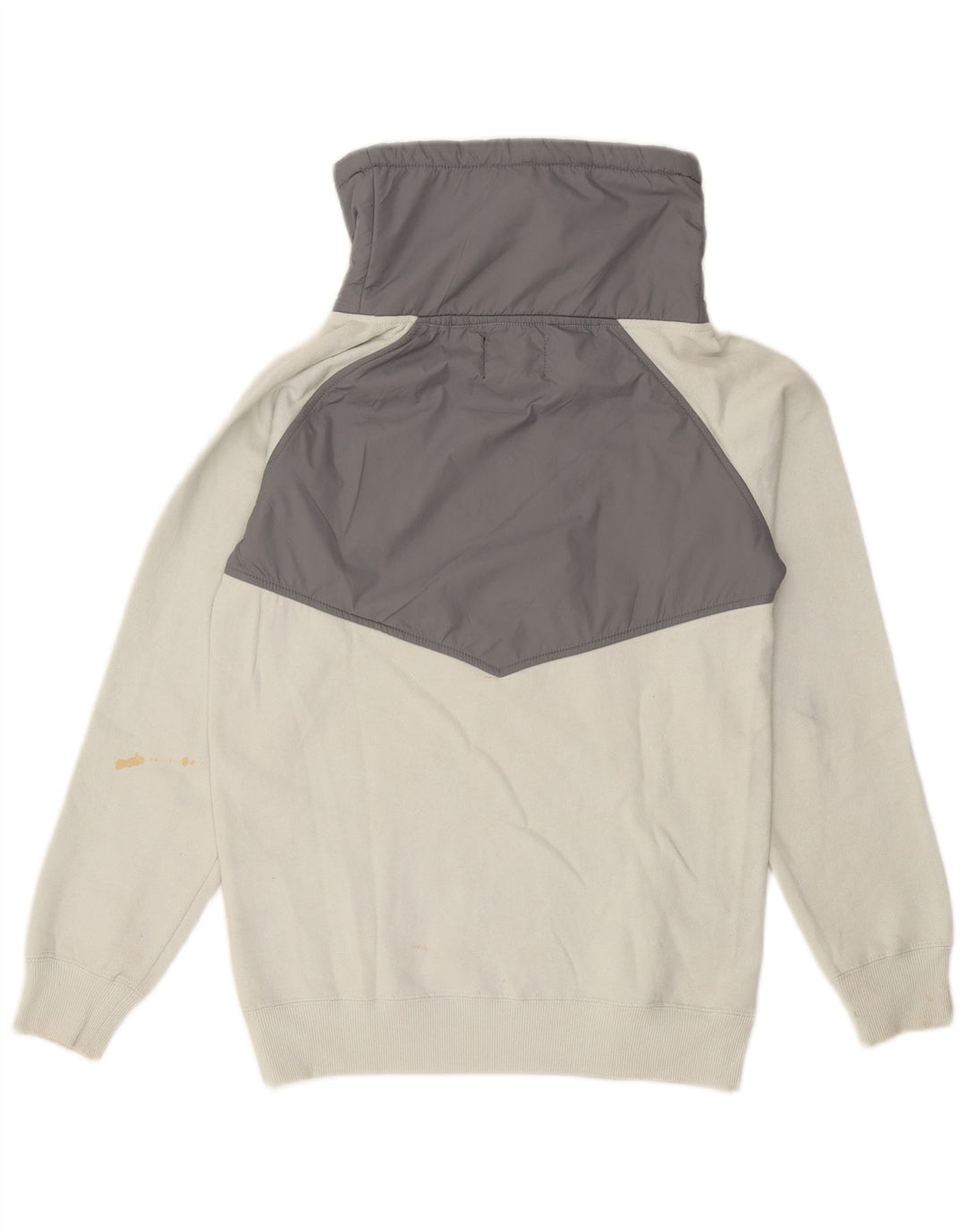 Moletom feminino VANS Jumper UK 10 pequeno branco colorblock algodão