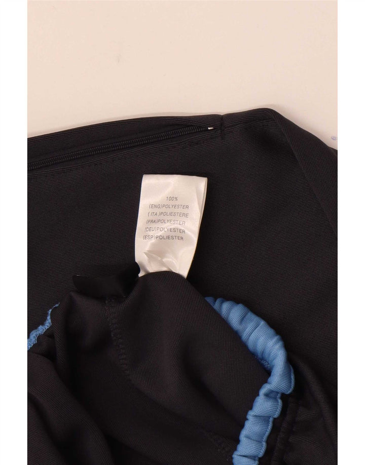 Calça de treino feminina Lotto UK 14 grande poliéster cinza