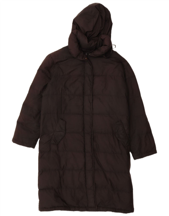 Casaco acolchoado com capuz feminino CIESSE PIUMINI IT 42 poliéster preto médio