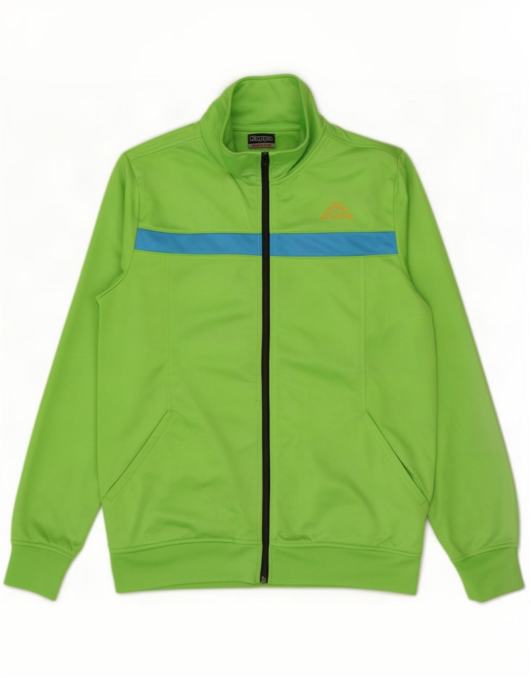 Kappa Mens Treino Top Jacket Medium Green Colourblock Poliéster