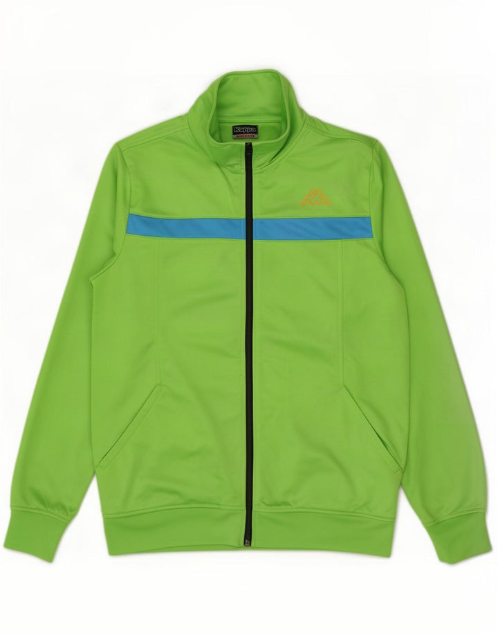 Kappa Mens Treino Top Jacket Medium Green Colourblock Poliéster