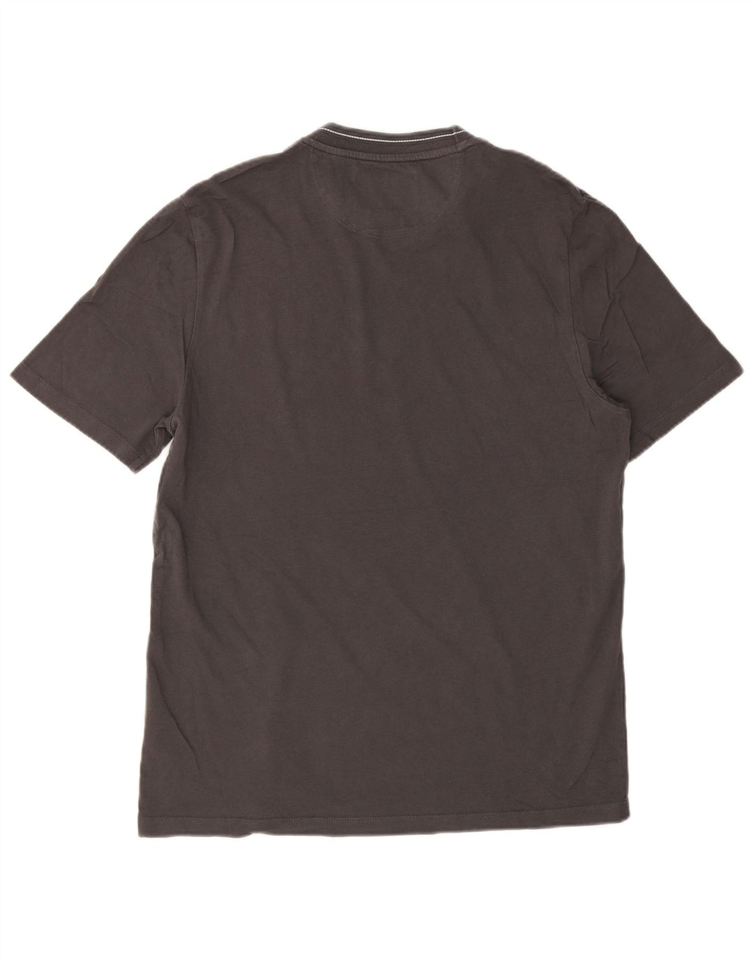 Lyle & Scott Camiseta masculina cinza médio algodão