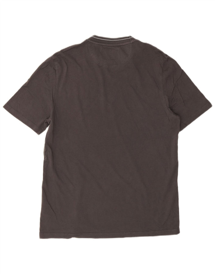 Lyle & Scott Camiseta masculina cinza médio algodão